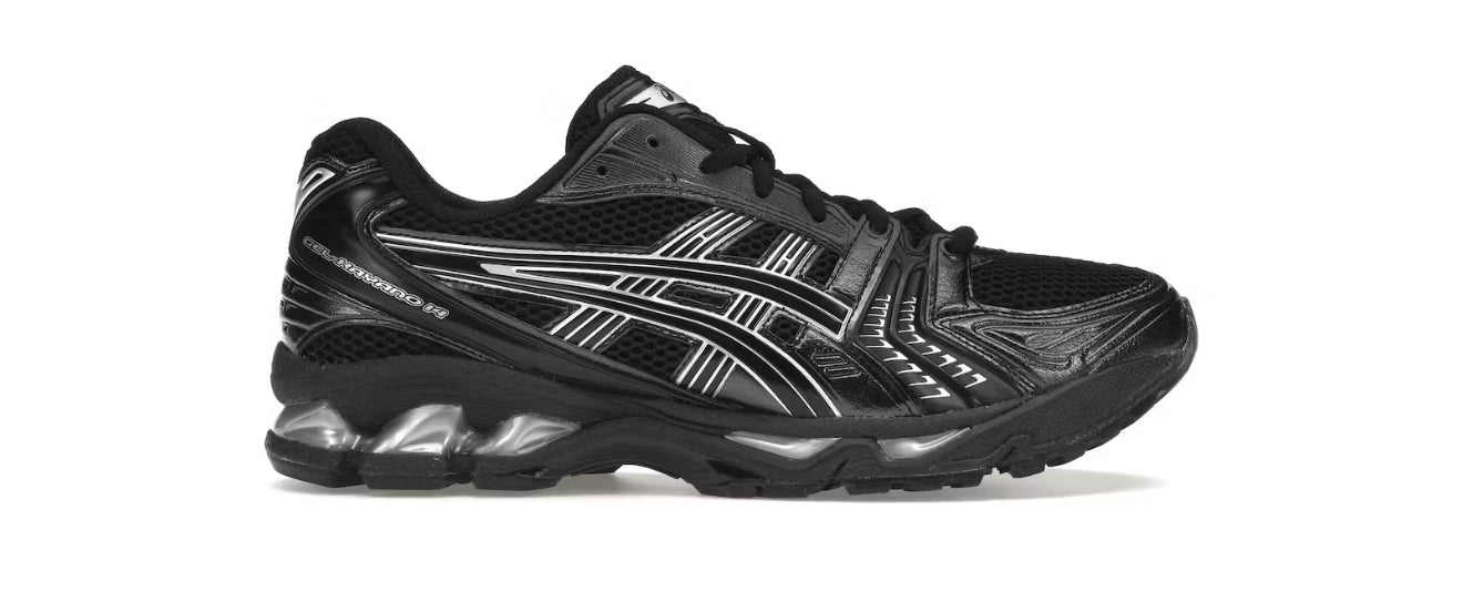 Asics Kayano 14 " Pure Black Silver " – Kickssology Asics Kayano 14 " Pure Black Silver " – Kickssology