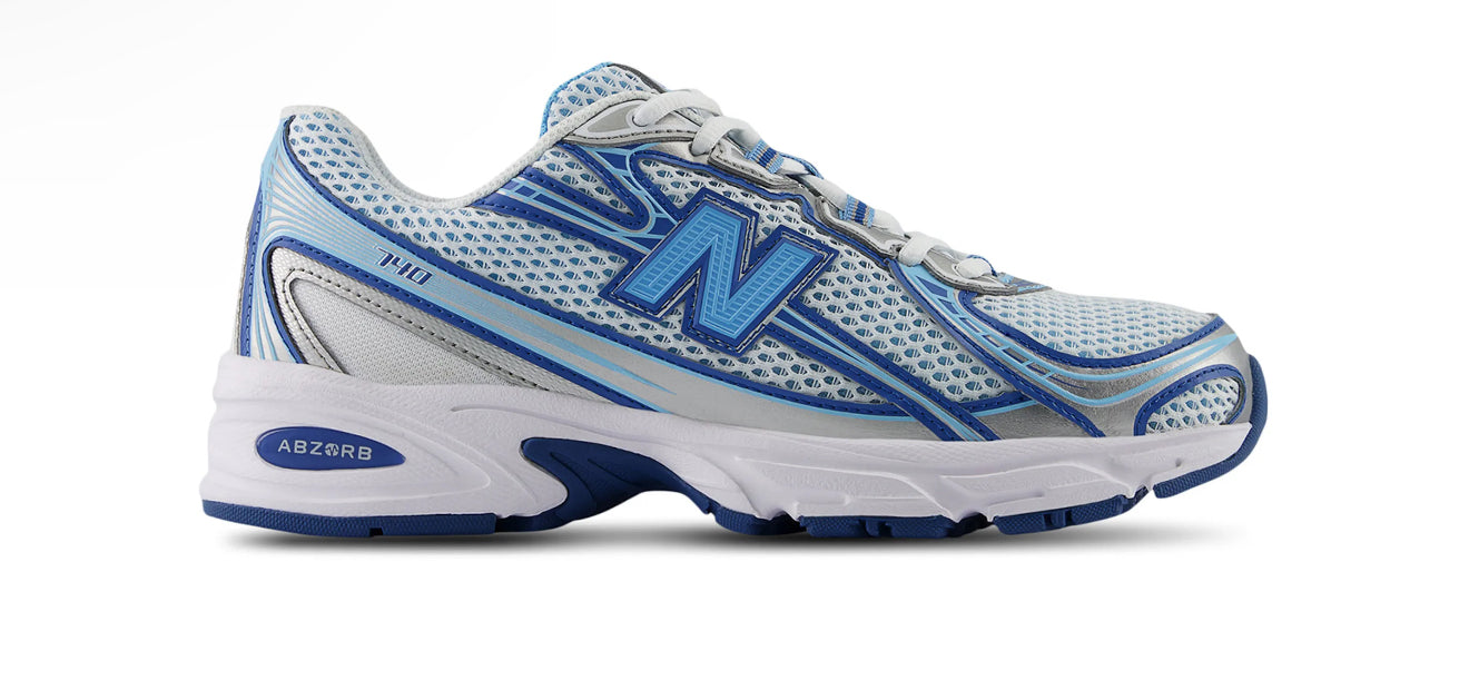 New Balance 740 Blue Agate White